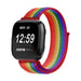 Fitbit Versa / Versa 2 Nylonarmband (Regenbogen)