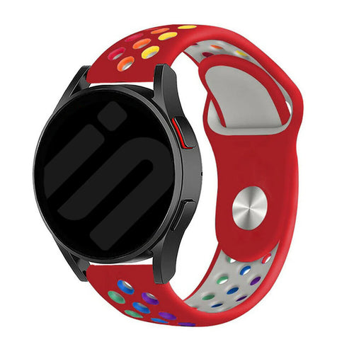 Amazfit Bip 5 Sport Strap (Red/Colourful)