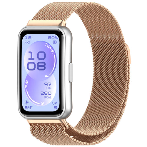 Bracelet milanais Huawei Band 11 (or rose)