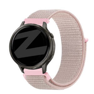 Bandz Bracelet nylon Loop Garmin Forerunner 265s (rose or)
