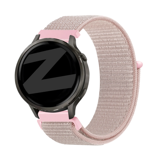 Bandz Bracelet nylon Loop Garmin Forerunner 265s (rose or)