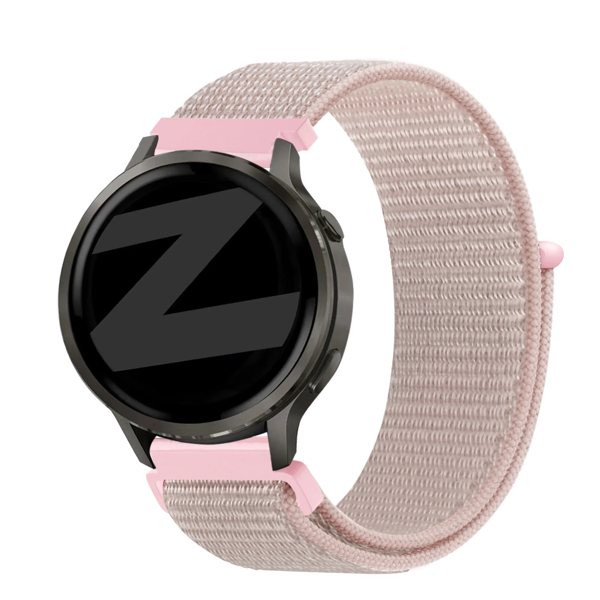 Bandz Bracelet nylon Loop Garmin Forerunner 265s (rose or)