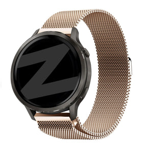 Bandz Garmin Venu 3s Milanese Loop Armband (Roségold)