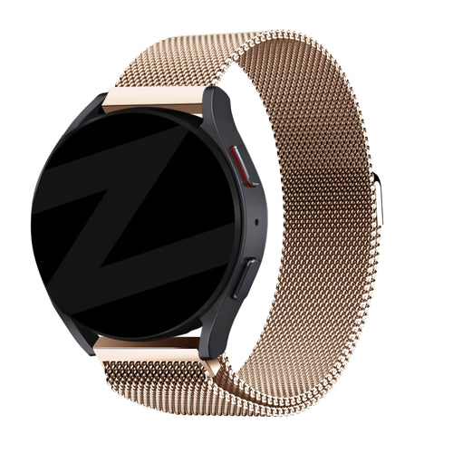 Bandz Garmin Venu Milanese loop band (rosé goud)