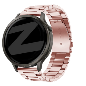 Bandz Garmin Approach S42 stalen band 'Classic' (roze)