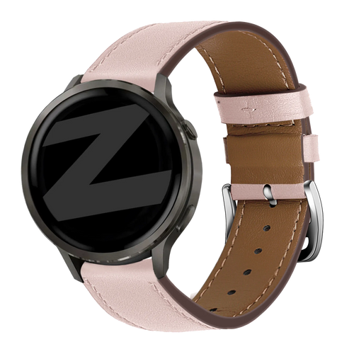 Bandz Correa cuero 'Deluxe' Garmin Vivomove Luxe (rosa)