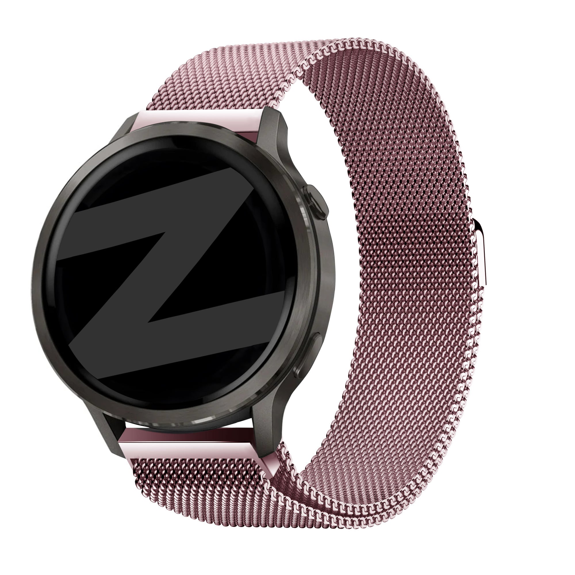 Bandz Garmin Venu 3s Milanese loop band (roze)