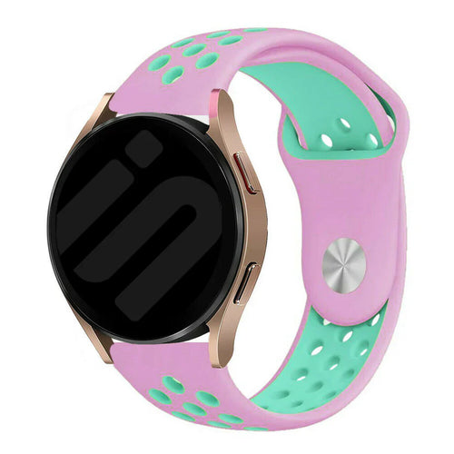 Amazfit Bip 3 (Pro) Sport Strap (Pink/Aqua)