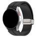 Samsung Galaxy Watch 6 - 40mm Silikonarmband D-Schnalle (Schwarz)