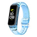 Bracelet cristal décoloration du soleil Samsung Galaxy Fit 2(transparente-bleu)