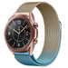 Bracelet Milanais Samsung Galaxy Watch 3 41mm (bleu/or)