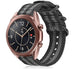 Samsung Galaxy Watch 3 - 41mm nylon gesp band (zwart/grijs)