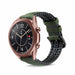 Samsung Galaxy Watch 3 41mm Silikon/Lederarmband (Grün)