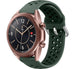 Samsung Galaxy Watch 3 - 41mm Silikonarmband mit Löchern (Armeegrün)