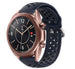 Samsung Galaxy Watch 3 - 41mm siliconen bandje met gaatjes (donkerblauw)