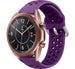 Bracelet silicone avec trous Samsung Galaxy Watch 3 41mm (violet)
