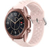 Samsung Galaxy Watch 3 - 41mm Silikonarmband mit Löchern (Rosa)