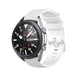 Samsung Galaxy Watch 3 45mm Luxus Silikonarmband (Weiß)