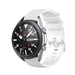 Samsung Galaxy Watch 3 45mm luxe siliconen bandje (wit)