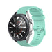 Samsung Galaxy Watch 3 45mm Luxus-Silikonarmband (Aqua)