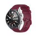 Bracelet silicone luxe Samsung Galaxy Watch 3 45mm (rouge vin)