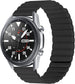 Samsung Galaxy Watch 3 45mm Magnetisches Silikonarmband (Schwarz)