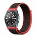 Bracelet nylon Samsung Galaxy Watch 3 45mm (noir/rouge)