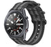 Correa nylon con hebilla Samsung Galaxy Watch 3 45mm (negro/gris)