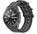 Correa nylon con hebilla Samsung Galaxy Watch 3 45mm (negro/gris)