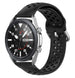 Samsung Galaxy Watch 3 45mm Silikonarmband mit Löchern (Schwarz)