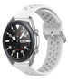 Samsung Galaxy Watch 3 45mm Silikonarmband mit Löchern (Weiß)