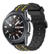 Samsung Galaxy Watch 3 45mm Sportschnallenarmband (Schwarz/Gelb)