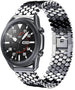 Samsung Galaxy Watch 3 45mm stalen vis band (zwart)