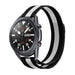Correa milanesa Samsung Galaxy Watch 3 45mm (negro/blanco)