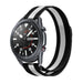 Correa milanesa Samsung Galaxy Watch 3 45mm (negro/blanco)