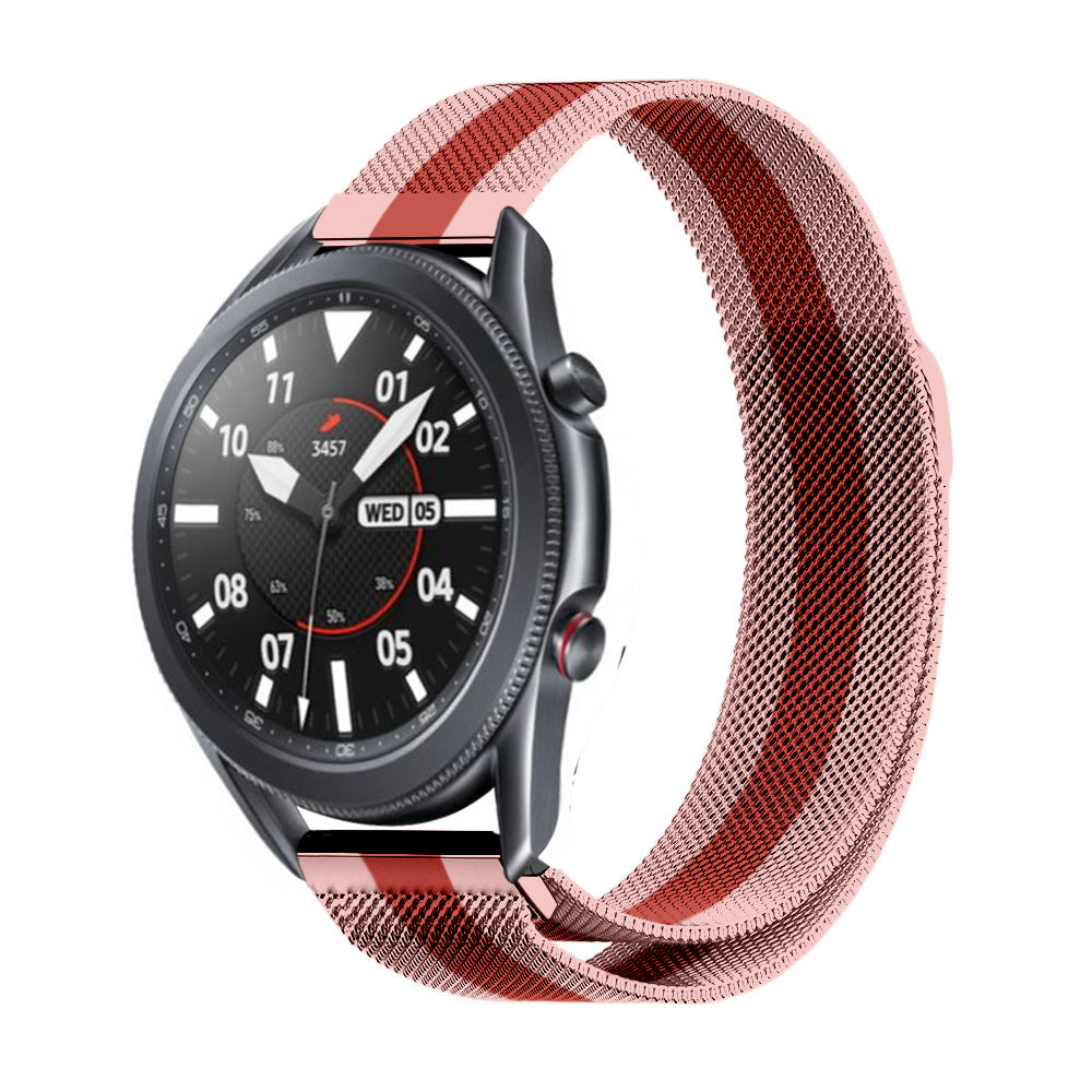 Samsung Galaxy Watch 3 45mm Milanese Strap (Red/Pink)