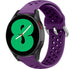 Bracelet silicone avec trous Samsung Galaxy Watch 4 40mm (violet)