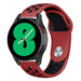 Samsung Galaxy Watch 4 - 40mm sport band (rood/zwart)