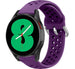 Samsung Galaxy Watch 4 - 44mm siliconen bandje met gaatjes (paars)