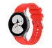 Samsung Galaxy Watch 4 - 44mm siliconen bandje (knalrood)