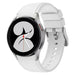 Samsung Galaxy Watch 4 (44mm) Silicone Strap Perfect Fit (White)