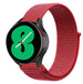 Bracelet nylon Samsung Galaxy Watch 4 44mm (rouge)