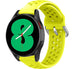 Samsung Galaxy Watch 4 - 44mm Silikonarmband mit Löchern (Gelb)