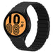Bracelet silicone magnétique Galaxy Watch 4 44mm (noir)