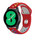 Bracelet sport Samsung Galaxy Watch 4 44mm (rouge/multicolore)