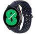Bracelet silicone perforé Galaxy Watch 4 - 44mm (bleu foncé)