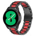 Samsung Galaxy Watch 4 - 44mm Stahlband (Schwarz/Rot)