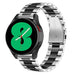 Bracelet acier Samsung Galaxy Watch 4 44mm (argent/noir)