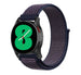 Bracelet nylon Samsung Galaxy Watch 4 44mm (violet/bleu)
