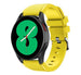 Bracelet silicone Samsung Galaxy Watch 4 44mm (jaune)